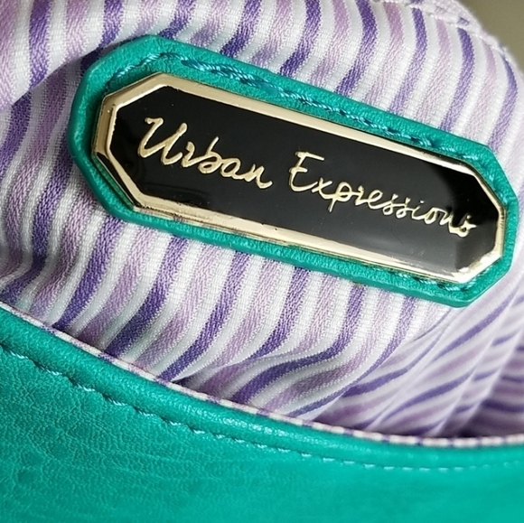 URBAN EXPRESSIONS CERTIFIED VEGAN COLOR BLOCK BAG - Picture 3 of 8